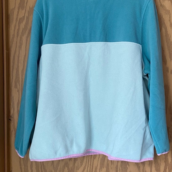 Lands End Heritage Fleece snap neck pullover - Picture 4 of 6